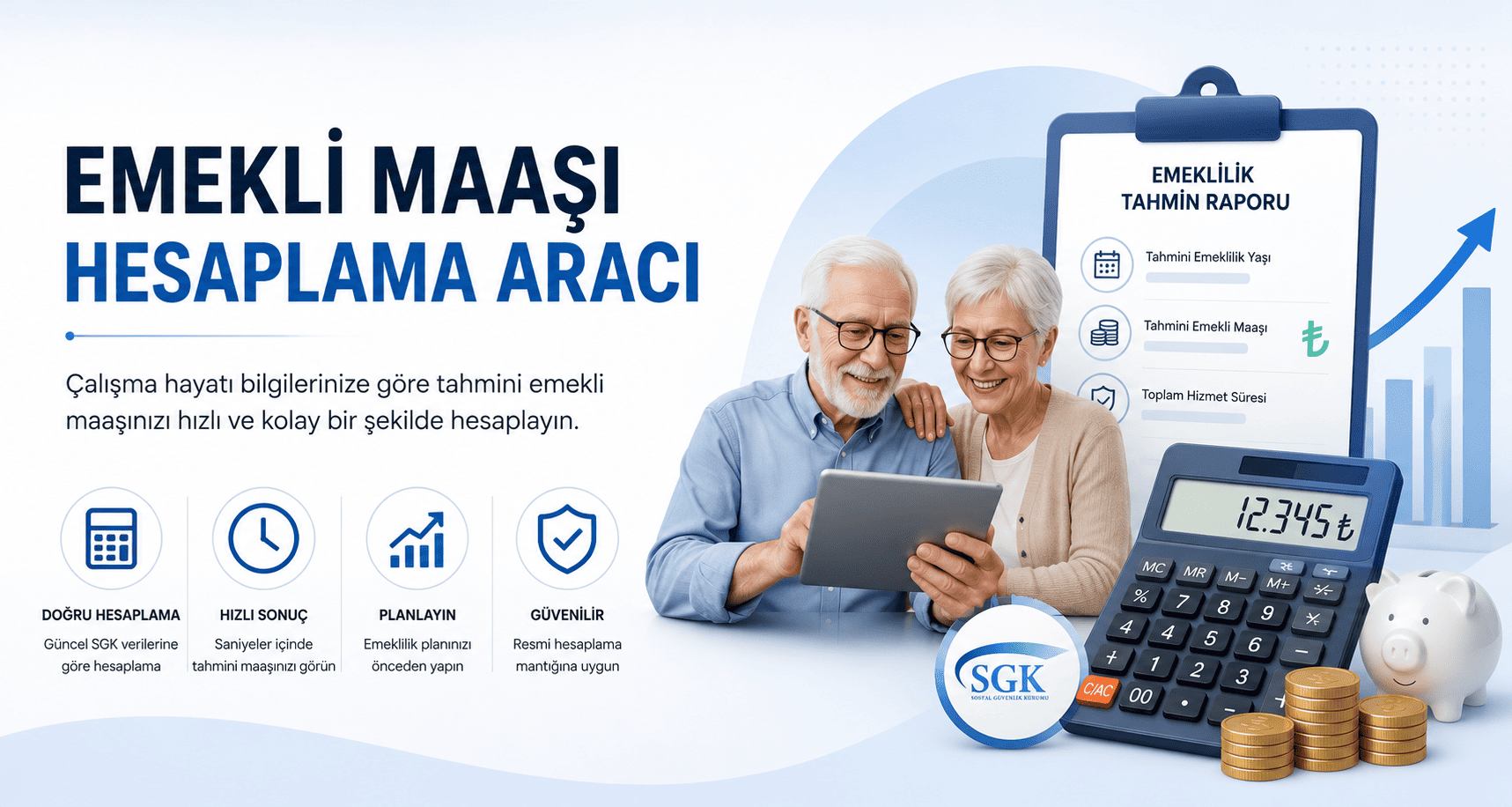 Emekli maaşı hesaplama robotu ile 2026 güncel ABO oranlarına göre tahmini maaşınızı ücretsiz hesaplayın