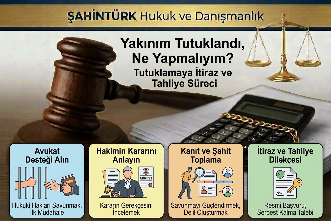 tutuklamaya itiraz, tutuklama kararına itiraz süresi, tutuklu nasıl tahliye edilir, tahliye talebi, tutukluluğun kaldırılması, adli kontrol, CMK 100, CMK 101, CMK 104.
