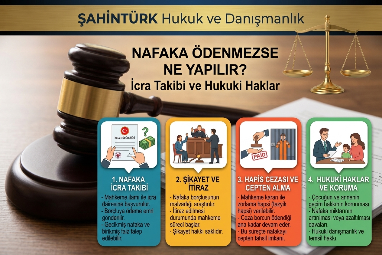 Nafaka Ödenmezse Ne Yapılır? İcra Takibi ve Hukuki Haklar
